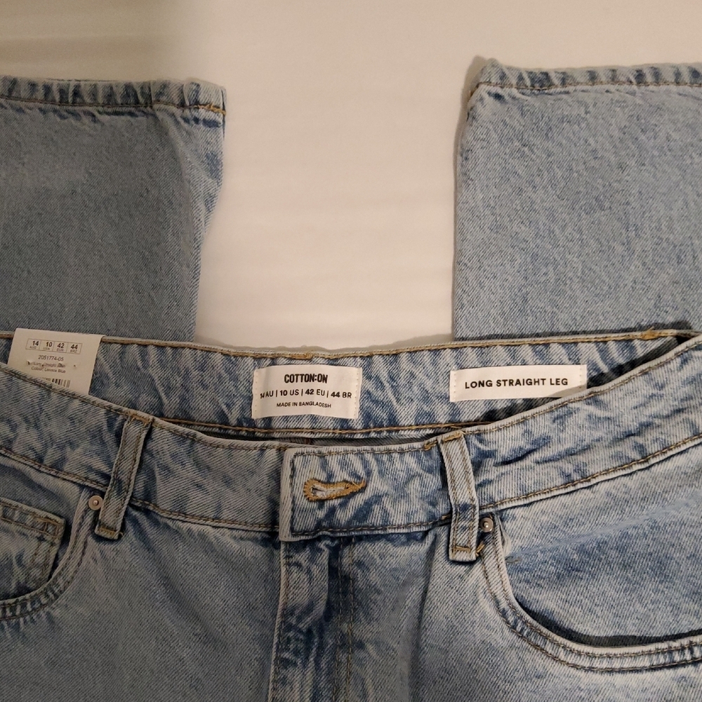 NWT - Cotton On Long Straight Leg Jeans - Picture 5 of 5